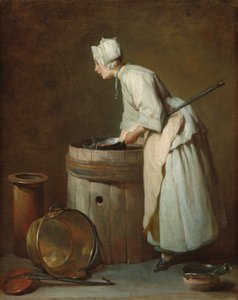 The Scullery Maid, ca. 1738. av Jean Baptiste Simeon Chardin