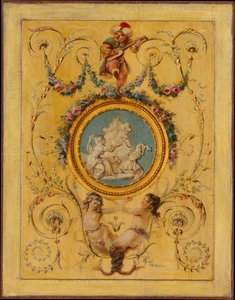 Dørpanel fra Cabinet Turc of Comte d