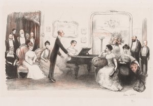Den borgerlige aften, 1907. av Jean Veber