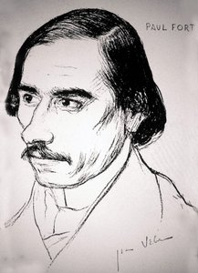 Paul Fort , ca. 1900 (tegning) av Jean Veber