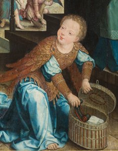 Triptyk om tilbedelsen av Jesusbarnet av Jean the Elder (attr. to) Bellegambe
