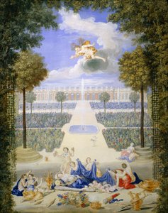 Frankrike, Versailles, parterre av Grand Trianon, av Jean Cotelle