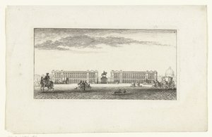 Utsikt over Place Louis XV i Paris Vues de Paris (serietittel) Utsikt over Paris (serietittel) av Jeanne Françoise Ozanne