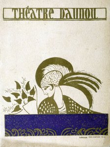 Program for teatret Daunou i Paris av Jeanne Lanvin