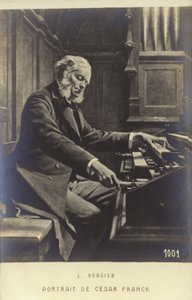 Cesar Franck, belgisk født komponist, pianist, organist og musikklærer som jobbet i Paris i løpet av sitt voksne liv (1822-1890) av Jeanne Rongier