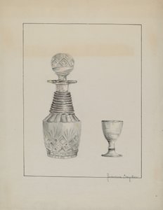 Karaffel og glass av Jeanne Taylor