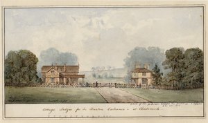 Design for hyttene i Edensor i Chatsworth Park