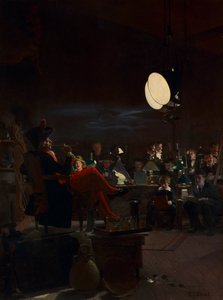 En nattklasse, ca. 1881.