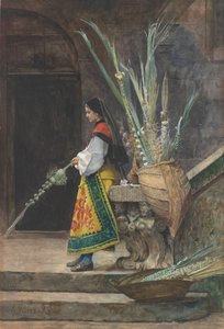 Palmesøndag i Spania, 1873.