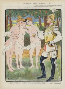 Musene til Roland av Berlin. Illustrasjon for Le Rire