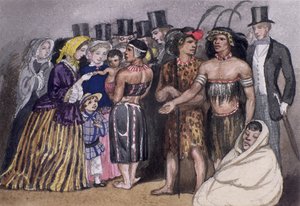 Møte zuluene i London, 1853 av Jemima Blackburn