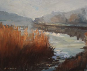 Batson Creek Salcombe, høst. olje på lerret, 2016