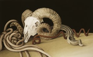 Vanitas, 2004 (wc på papir)