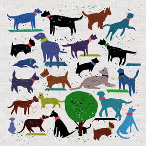Dog Love, 2022 (blandet media)