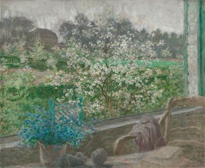 Mitt vindu, ca. 1910 (olje på lerret)