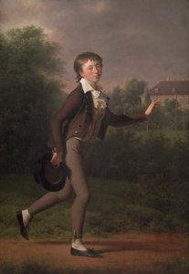 En løpegutt. Markus Holst von Schmidt av Jens Juel