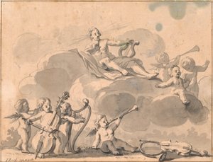 Apollo og musikalske genier av Jens Juel
