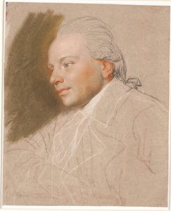 Portrett av en yngre herre, uferdig av Jens Juel