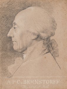 Portrett av statsmannen A.P. Bernstorff av Jens Juel