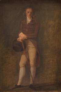 Portrettskisse. Maleren N.A. Abildgaard (?). av Jens Juel