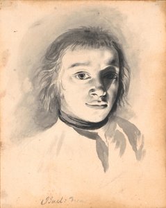 Selvportrett med kunstig lys av Jens Juel