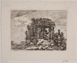 Ruinene av et mausoleum av Jens Petersen Lund
