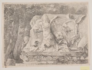 Skulpturfragment av Jens Petersen Lund