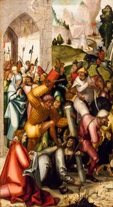 Korsbæring, ca. 1515 (tempera og olje på bartre)