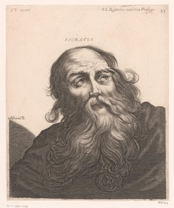 Portrett av Sokrates Sokrates (tittel på objekt) Byster av filosofer og konger (serietittel) av Jerôme David