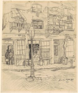 New York Street Scene av Jerome Myers