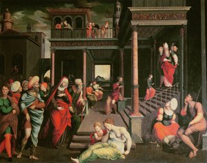 Presentasjonen i tempelet av Jeronimo Cosida y Ballejo
