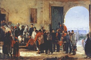 Krimkrigen: sykepleieren Florence Nightingale ved sykehuset i Scutari i Tyrkia, 1856
