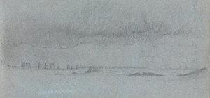 Skissebok over italienske landskapsfag, 1869. av Jervis McEntee