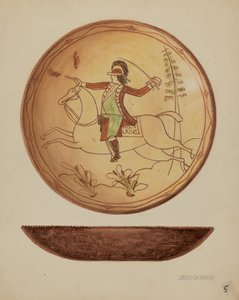 Pa. German Pai Tallerken, ca. 1937.