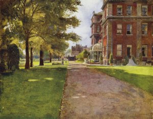 Marlborough House (farge litho) av Jessie MacGregor