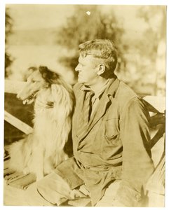 Albert Payson Terhune, forfatter, ca. 1916-28 (foto av gelatinsølv) av Jessie Tarbox Beals