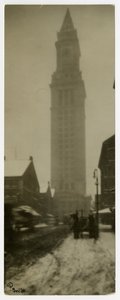 Custom House, Boston, USA, ca. 1902-10 (foto av gelatinsølv) av Jessie Tarbox Beals