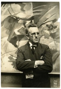 Dudley Crafts Watson - Chicago Art Institute, ca. 1913-40 (foto av gelatinsølv) av Jessie Tarbox Beals