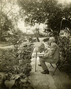 Harry Fenn, kunstner, ca. 1905-11 (foto av gelatinsølv) av Jessie Tarbox Beals