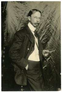 Irving Wiles, kunstner, 1906 av Jessie Tarbox Beals