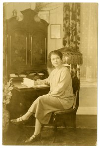 Dommer Jean Norris fra New York, ca. 1926 (foto av gelatinsølv) av Jessie Tarbox Beals
