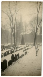 Old Granary Burying Ground Boston, USA, ca. 1902-10 (foto av gelatinsølv) av Jessie Tarbox Beals