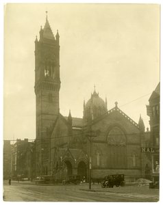 Old South Church, Boston, USA, ca. 1902-10 (foto av gelatinsølv) av Jessie Tarbox Beals