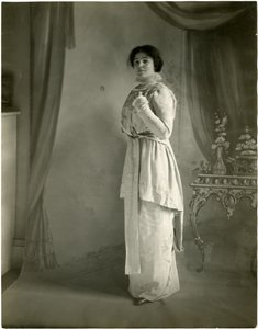 Orchid moire, Maurice, ca. 1905-18 (foto av gelatinsølv) av Jessie Tarbox Beals
