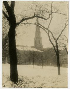 Park Street Church, Boston, USA, ca. 1902-10 (foto av gelatinsølv) av Jessie Tarbox Beals