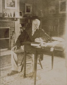 Portrett av William Dean Howells (1837-1920) 1918-20 av Jessie Tarbox Beals