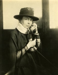 Rachel Crothers dramatiker, ca. 1905-18 av Jessie Tarbox Beals