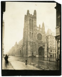 St Thomas Church, New York, USA, ca. 1905-40 (foto av gelatinsølv) av Jessie Tarbox Beals