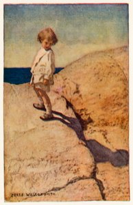 My Shadow (farge litho) av Jessie Willcox Smith