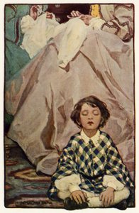 Det lille landet (farge litho) av Jessie Willcox Smith